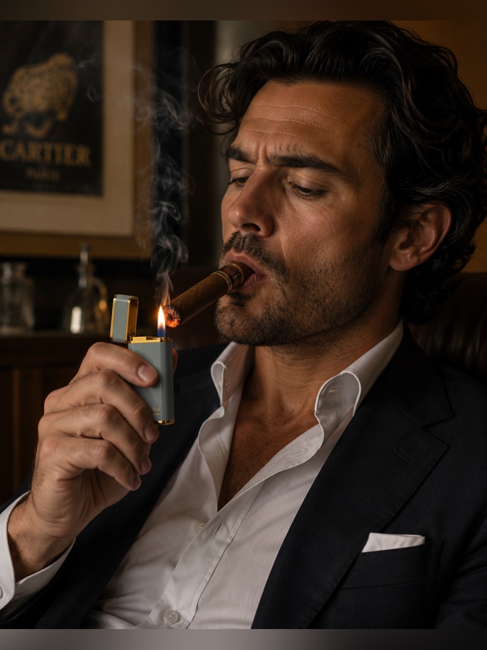 Vintage Les Must de Cartier Lighter